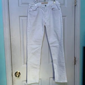 White straight jeans from GAP size 26R